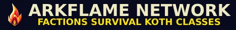 ArkFlame Network Minecraft Java server banner