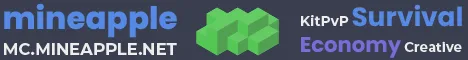 MineApple Minecraft Java server banner