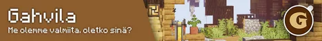Gahvila Minecraft Java server banner