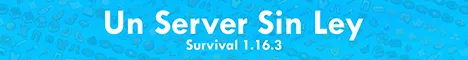 Un Server Sin Ley Minecraft Java server banner
