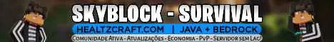 Healtzcraft Minecraft Java server banner