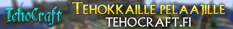 TehoCraft Minecraft Java server banner
