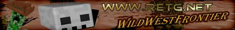 RetG - Wild West Frontier Minecraft Java server banner