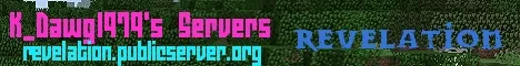 Revelation 3.6.0 Minecraft Java server banner