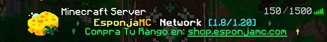 EsponjaMC Network Minecraft Java server banner
