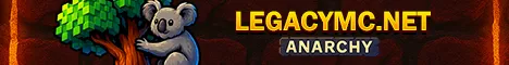 Legacymc Minecraft Java server banner