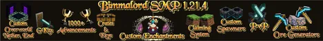 Bimmalord SMP Minecraft Java server banner