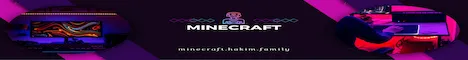 minecraft.hakim.family Minecraft Java server banner