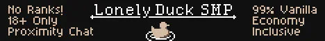 Lonelyducksmp Minecraft Java server banner