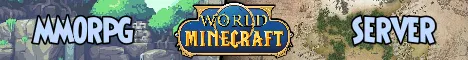 World of Minecraft Minecraft Java server banner