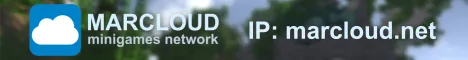 Marcloud Minecraft Java server banner
