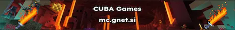 CUBA Games Minecraft Java server banner
