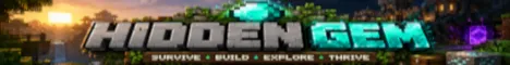 Mc Hiddengem Minecraft Java server banner