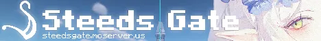 Steeds Gate Minecraft Java server banner
