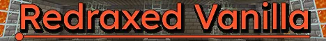 Redraxed Vanilla Minecraft Java server banner