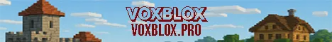 Voxblox Survival Minecraft Java server banner