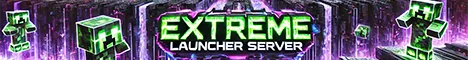 Extremelauncher Minecraft Java server banner