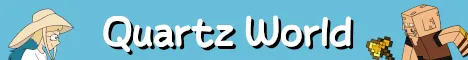 Quartz World Minecraft Java server banner