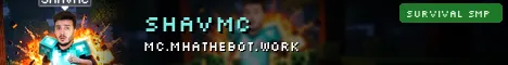 Mhathebot Minecraft Java server banner