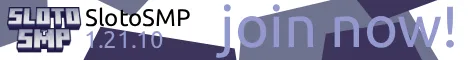 SlotoSMP Minecraft Java server banner