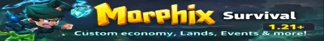 Morphix Survival Minecraft Java server banner