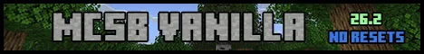 MCSandbox Minecraft Java server banner