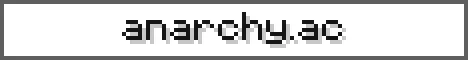 Anarchy Minecraft Java server banner