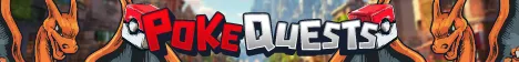 PokeQuests Minecraft Java server banner