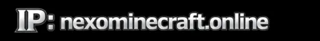 NexoMC Minecraft Java server banner