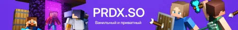 prdx.so Minecraft Java server banner