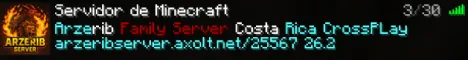 Arzerib Server Minecraft Java server banner