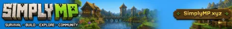 SimplyMP Minecraft Java server banner