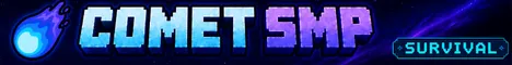 Comet SMP Minecraft Java server banner