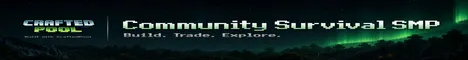 CraftedpoolSMP Minecraft Java server banner