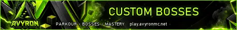 Avyron Minecraft Java server banner