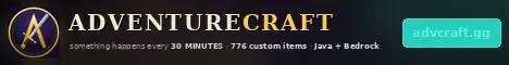 AdventureCraft Minecraft Java server banner
