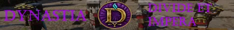 Dynastia Minecraft Java server banner