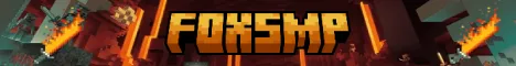 FoxSMP Survival Minecraft Java server banner