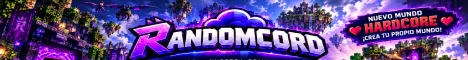 RandomCord Minecraft Java server banner