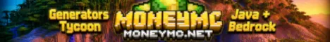 Moneymc Minecraft Java server banner