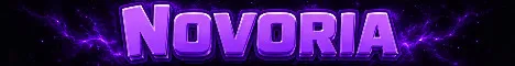Novoria Minecraft Java server banner