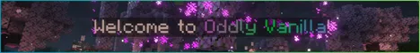 Oddlyvanilla Minecraft Java server banner