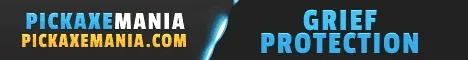 Pickaxemania Minecraft Java server banner