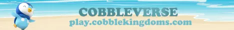 Cobblekingdoms Minecraft Java server banner