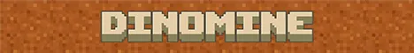 Dinomine Minecraft Java server banner