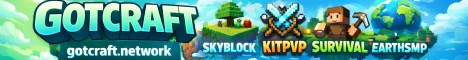 Gotcraft Minecraft Java server banner
