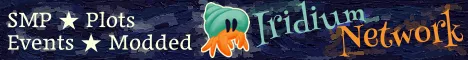 Iridiummc Minecraft Java server banner