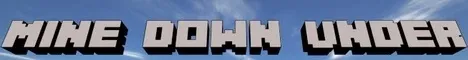 Minedownunder Minecraft Java server banner