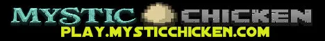 Mysticchicken Minecraft Java server banner