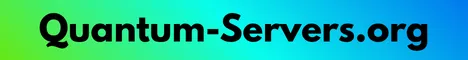 Quantum Servers Minecraft Java server banner